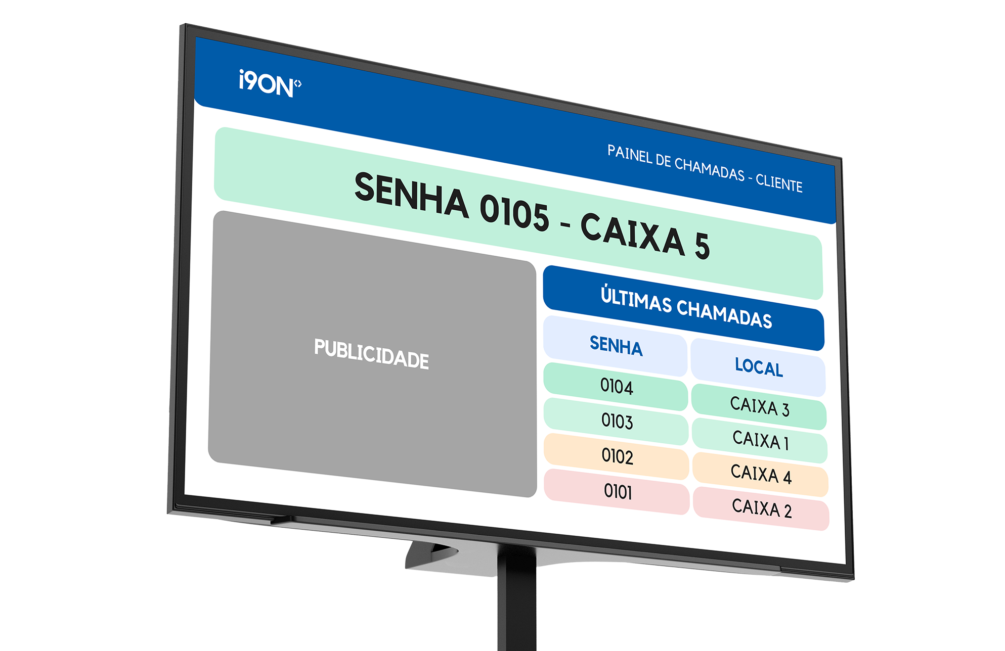 i9 Smart Queue - Painel de Atendimento